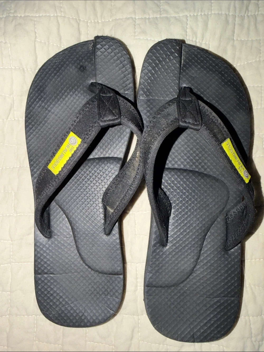 The Healing Sole Black Flip Flop Sandals